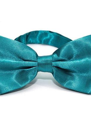 Краватка метелик gofin бірюзовий однотонний bg-88-02