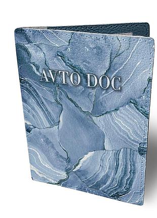 Кожаная обложка для автодокументов devays maker 02-01-435