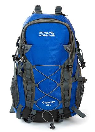 Podium рюкзак туристичний нейлон royal mountain 1125-40l blue