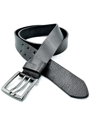 Чоловічий шкіряний ремінь 4 х 110-130 см weatro чорний tur-mkr-40k-003