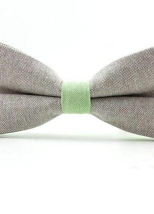 Галстук бабочка серая gbf-1008