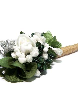 Бутоньєрка gofin кольору хакі dzv-17013