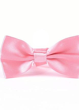 Краватка метелик gofin рожевий однотонний bg-88-29