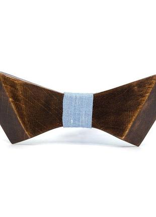 Дерев'яний краватка метелик gofin незвичайний темний gbdh-8137