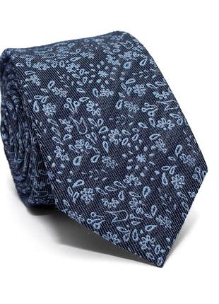 Краватка c&a синя з візерунками ca-4122