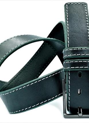 Ремень мужской кожаный weatro черный 0363m-4kozh