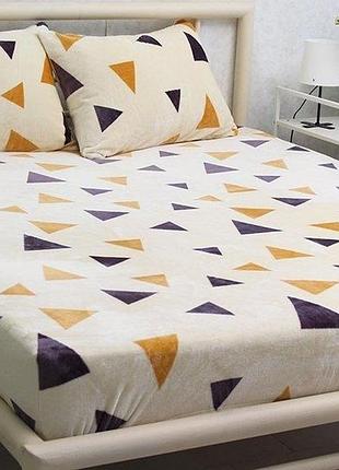 Тм tag простынь на резинке+наволочки (160х200х20) alm1920