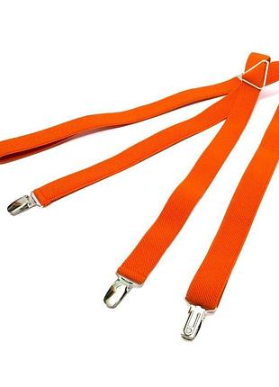 Подтяжки gofin оранжевые х образные 2,5 см pbxx-5903