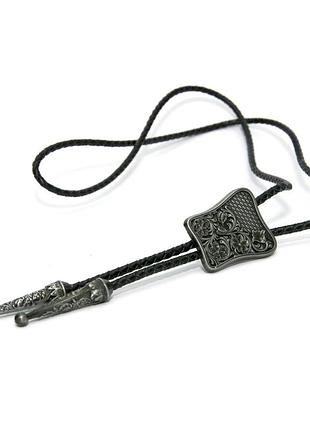 Краватка боло gofin візерунок з квітами bolo-52069