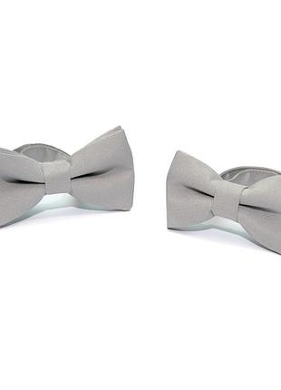 Набір 2 в 1 сірий класичний метелик для батька та сина gofin bng-13013