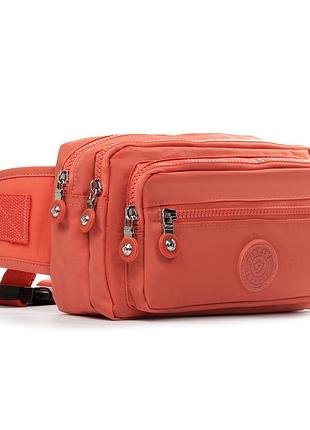 Podium сумка жіноча текстиль на пояс поліамід jielshi zt-019 orange