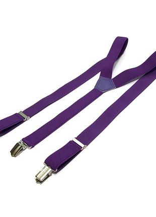 Підліткові підтяжки gofin фіолетового кольору pbt-4255