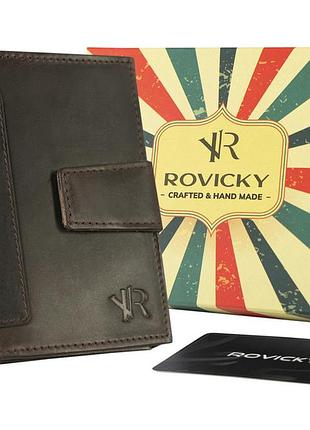 Гаманець чоловічий rovicky n1227-rhp-brown
