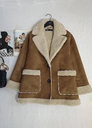 Дубленка zara 4