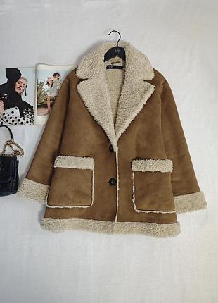 Дубленка zara 3