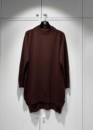 Arela вишневий кашеміровий светр туніка непал