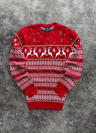Новогодний свитер для мальчика
