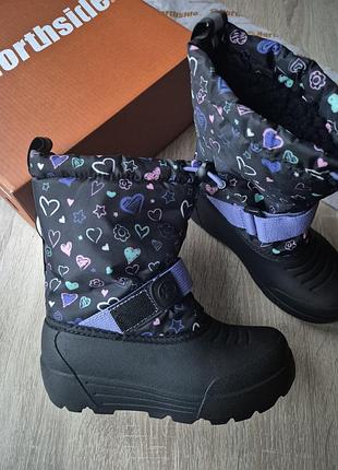Зимние ботинки сапоги зимняя обувь northside для девочки 28-29 размер us 12