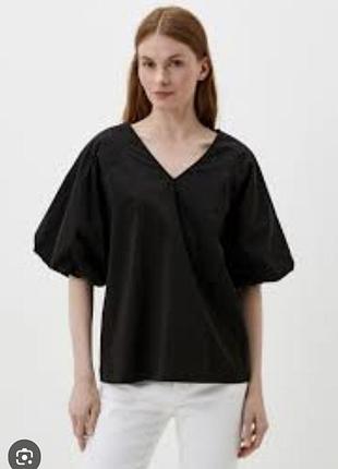 Красивенный с пышными рукавами блузон большого размера