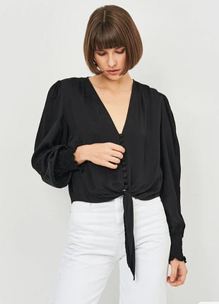 Черный топ,блуза