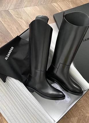 Жокейские сапоги кожа