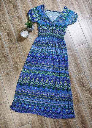 Летнее платье в пол, l