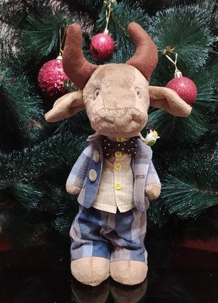 Мягкая игрушка бык бычок корова подарок