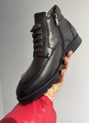 Шкіряні зимові черевики 3