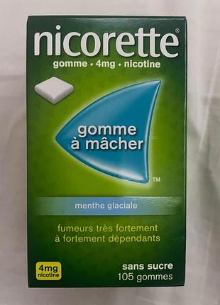 Нікоретте франція / жувальна гумка 4 мг/ 2 мг