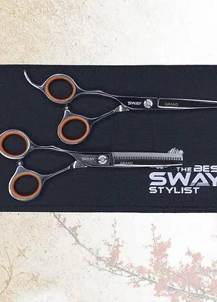 Набор парикмахерских ножниц для левши sway grand 481 размер 5,5