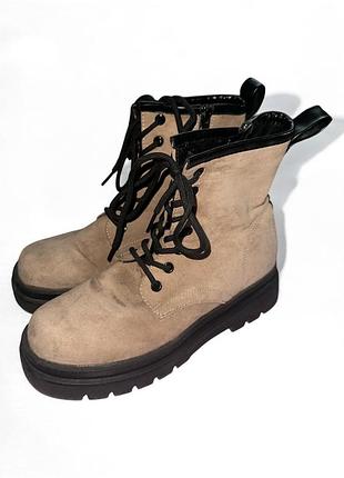 Ботинки демисезон замшеві