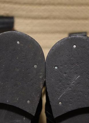 Элегантные утепленные черные кожаные ботинки eram  франция 37 р.( 23,5 см.)10 фото