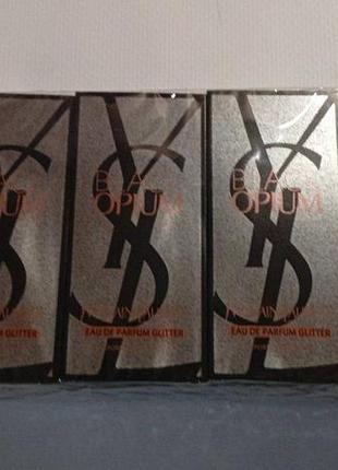 Пробник новинка 1.2 ml yves saint laurent black opium eau de parfum glitter