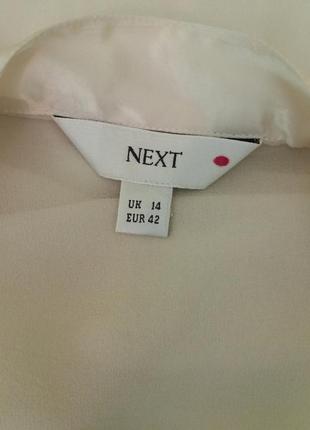 Тонкая шелковая блуза с маечкой из вискозы от next6 фото