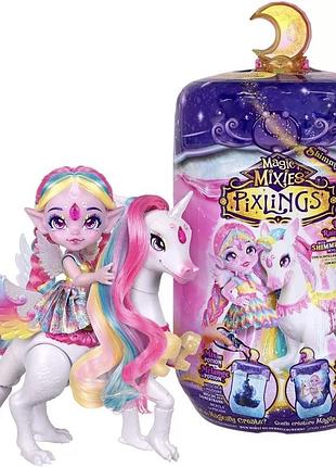 Magic mixies shimmerverse series unia the unicorn & rainbow star the pegacorn