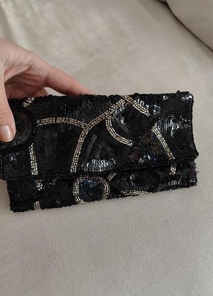 Праздничный клатч кошелек