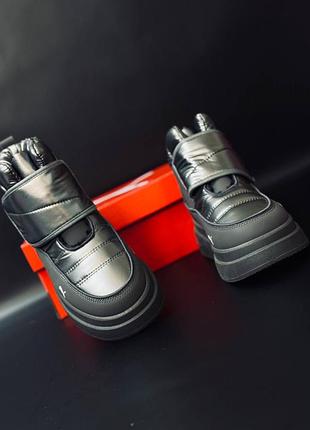 Женские зимние дутики puma жіночі кросівки пума зимові