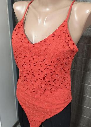 Майка боди кружево есть подкладка