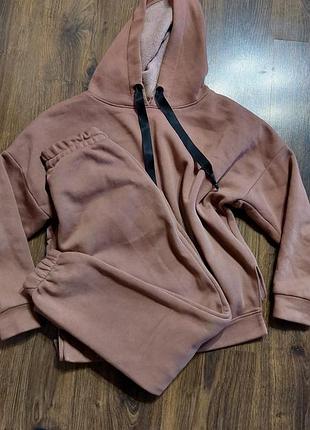 Теплый флисовый костюм