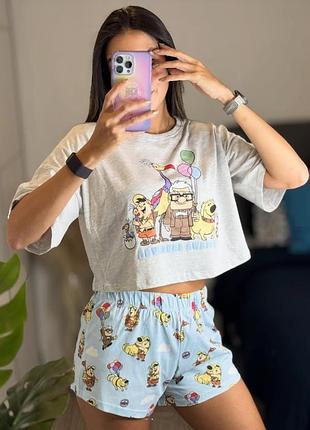 🎈брендовый хлопковый пижамный комплект disney pixar – up – стильный, легкий и супер комфортный.