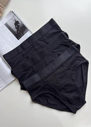 620 комплект набор мужских хлопковых трусов брифов 3 шт