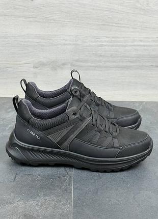 Мужские кожаные зимние кроссовки