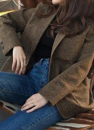 Розкішний якісний шерстяний піджак італійського бренду united colors of benetton