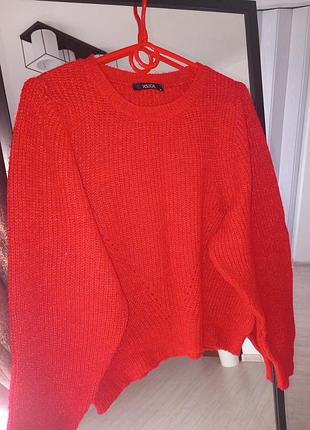 Свитер с объемными рукавами 2