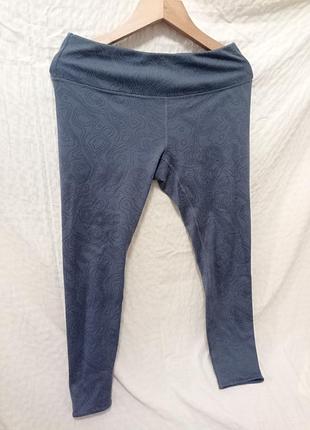 Синтетичні леггінси tcm (tchibo) з декором у вигляді топографічних горизонталей