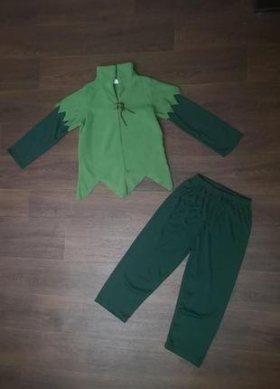 Карнавальный костюм робин гуд питер пен 8 9 10 лет 128-134-140 рост косплей маскарад карнавал