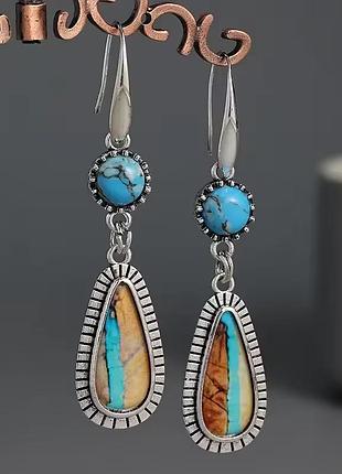 Серьги в винтажном стиле