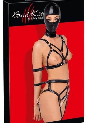 Боді з маскою - 2480492 bad kitty strap+mask set, black