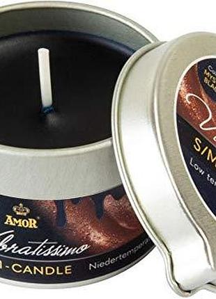 Масажна свічка - vibratissimo mystic black, 50 мл