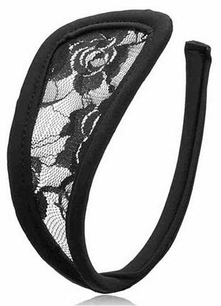 Женские с-стринги без лямок - чёрный - s/m – эротическое бельё drive